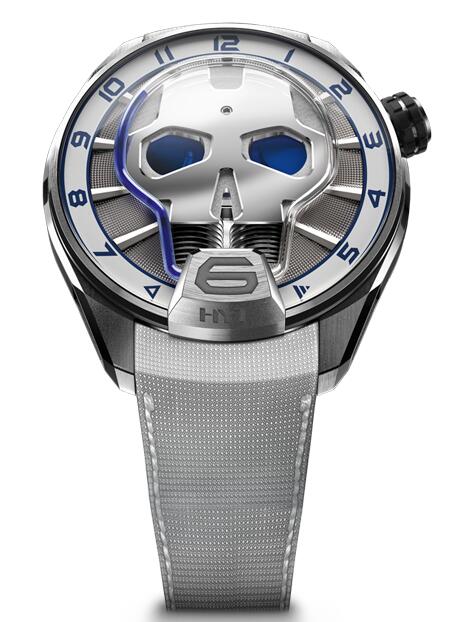 Review HYT SKULL Krome 151-TT-46-BF-AW Replica watch